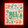 RGB Neon Sign Saying "Room For All" in Red