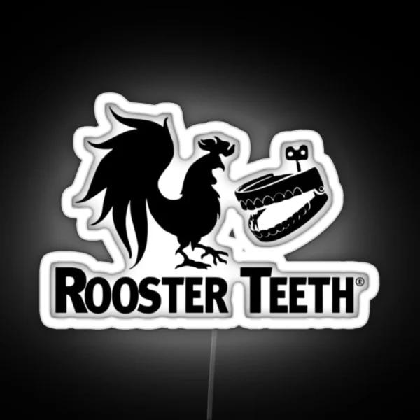 Rooster Teeth Old Logo RGB Neon Sign