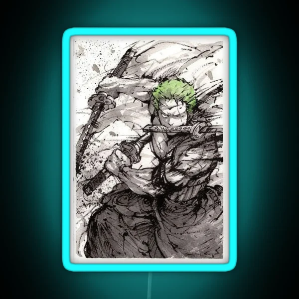 Roronoa Zoro RGB Neon Sign