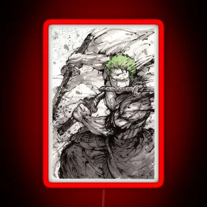 Roronoa Zoro RGB Neon Sign