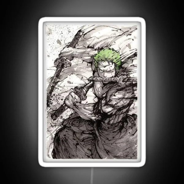 Roronoa Zoro RGB Neon Sign