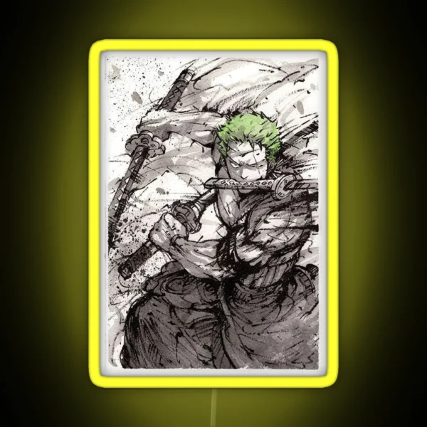 Roronoa Zoro RGB Neon Sign