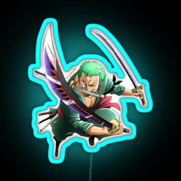 Roronoa Zoro RGB Neon Sign
