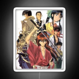 ROROUNI KENSHIN Poster Poster RGB Neon Sign