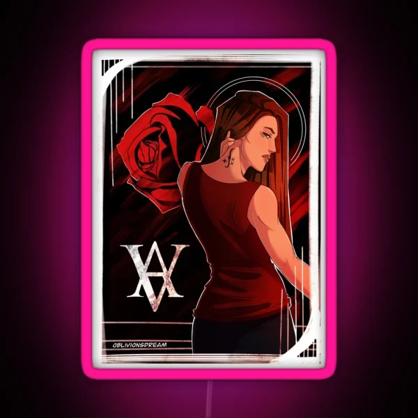 Rose Hathaway RGB Neon Sign