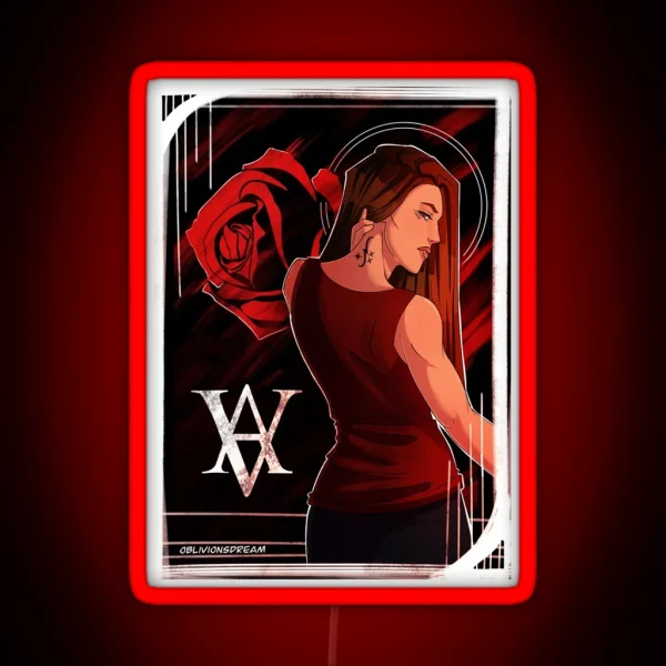 Rose Hathaway RGB Neon Sign