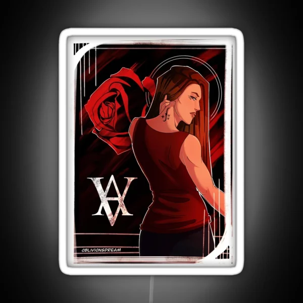 Rose Hathaway RGB Neon Sign