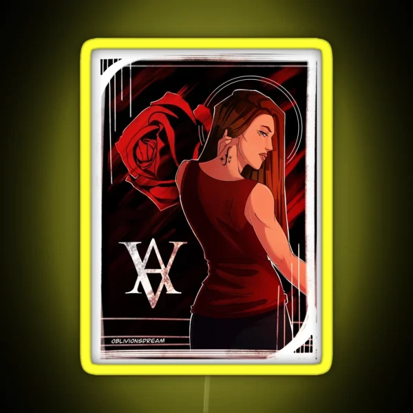 Rose Hathaway RGB Neon Sign