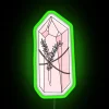 lavender rgb neon sign with rose quartz theme