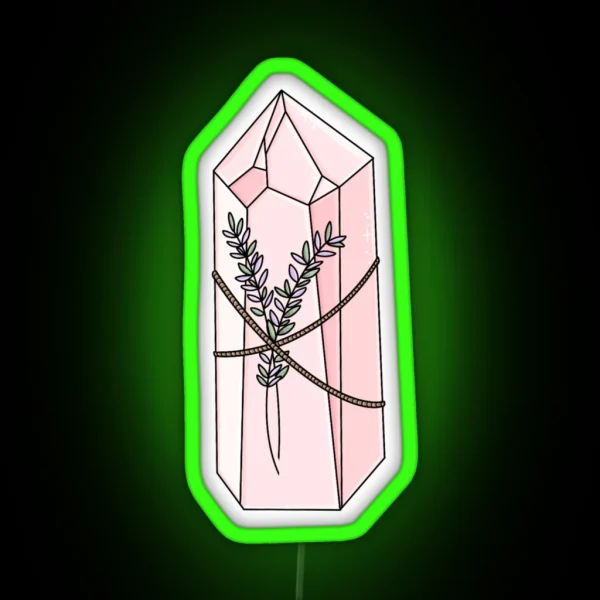 Rose Quartz And Lavender RGB Neon Sign