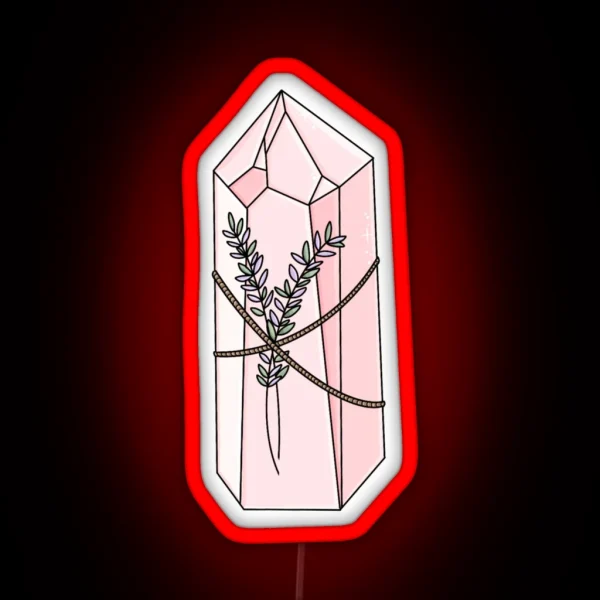 Rose Quartz And Lavender RGB Neon Sign