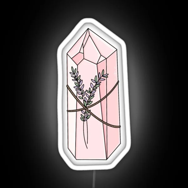 Rose Quartz And Lavender RGB Neon Sign