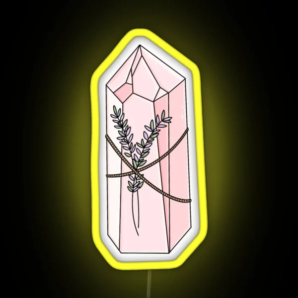 Rose Quartz And Lavender RGB Neon Sign
