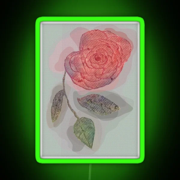Rose RGB Neon Sign