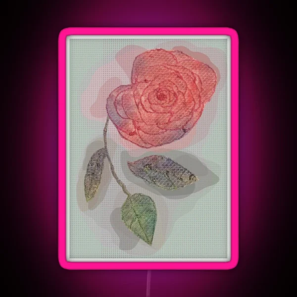 Rose RGB Neon Sign
