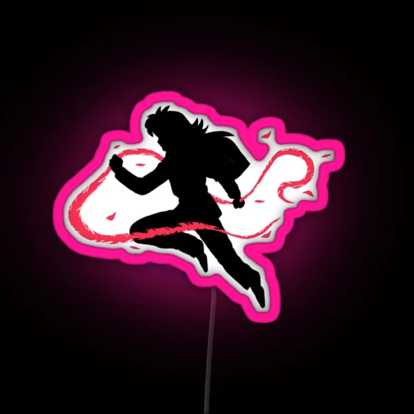 Rose Whip RGB Neon Sign