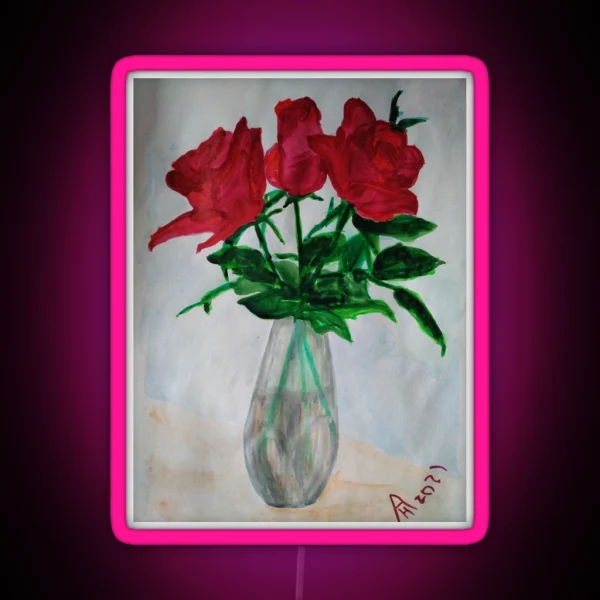 Roses RGB Neon Sign