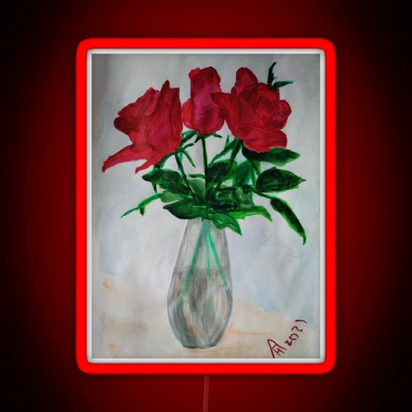 Roses RGB Neon Sign