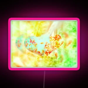 Roses Warmly Autumnal RGB Neon Sign