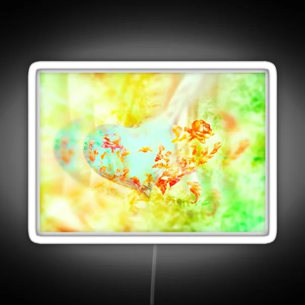 Roses Warmly Autumnal RGB Neon Sign