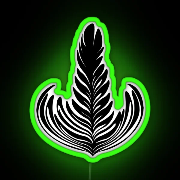 Rosetta Black RGB Neon Sign