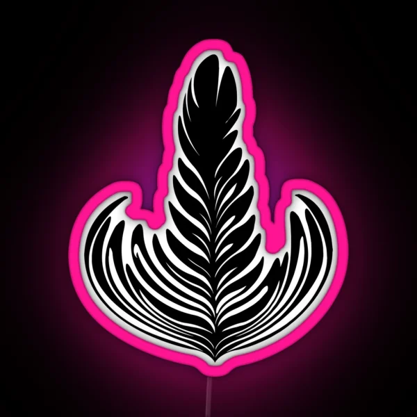 Rosetta Black RGB Neon Sign