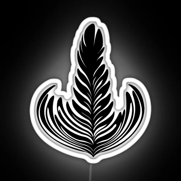 Rosetta Black RGB Neon Sign