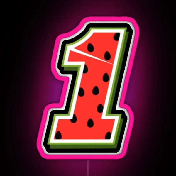 Ross Chastain Melon 1 RGB Neon Sign