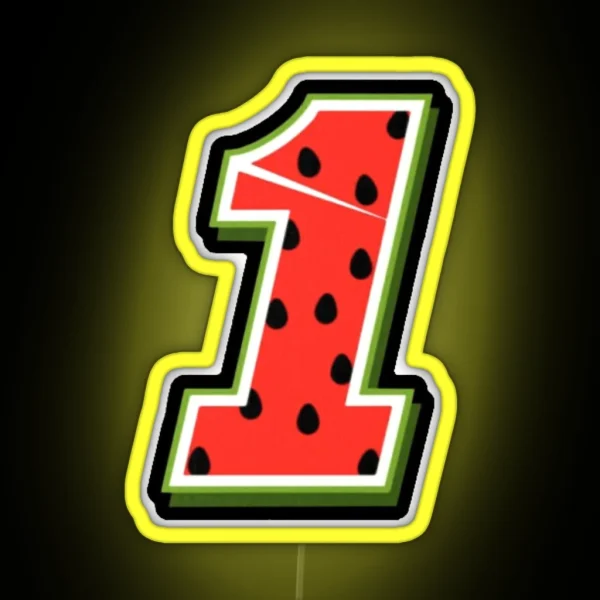 Ross Chastain Melon 1 RGB Neon Sign