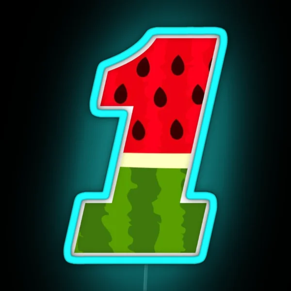 Ross Chastain Watermelon 1 RGB Neon Sign