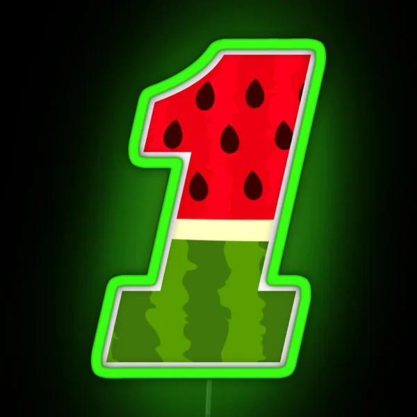 Ross Chastain Watermelon 1 RGB Neon Sign