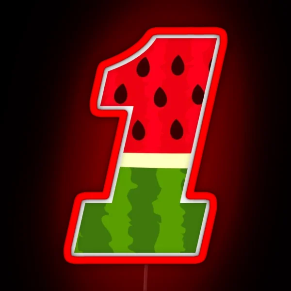 Ross Chastain Watermelon 1 RGB Neon Sign