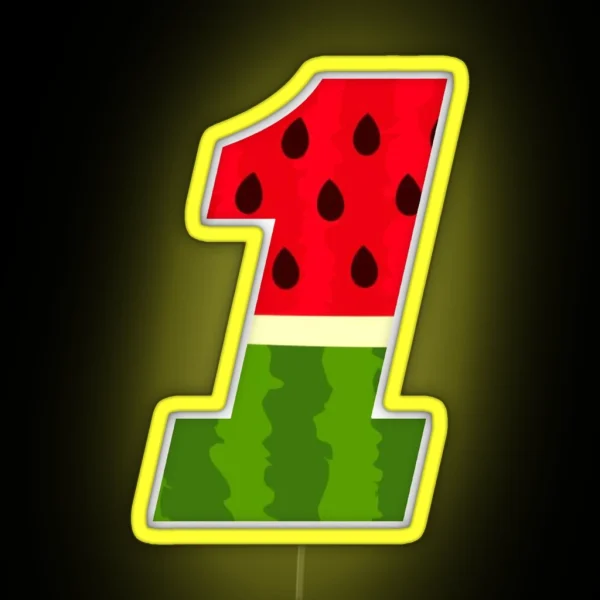 Ross Chastain Watermelon 1 RGB Neon Sign