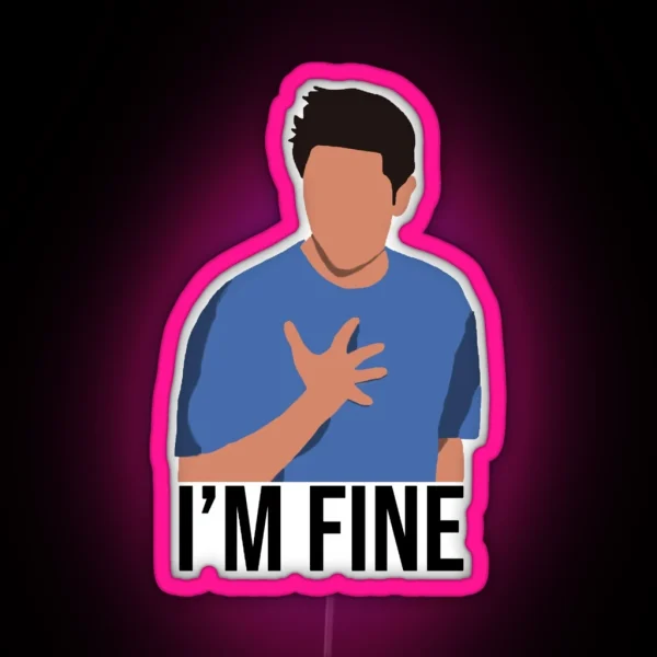 Ross I M Fine RGB Neon Sign