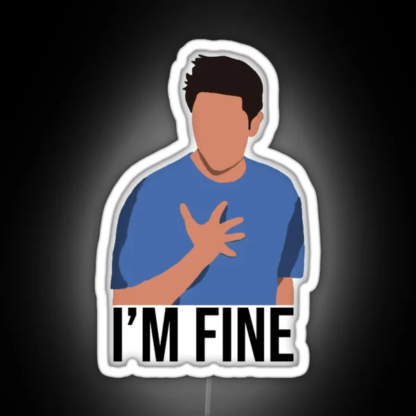 Ross I M Fine RGB Neon Sign