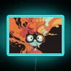 neon rgb glasses sign blue
