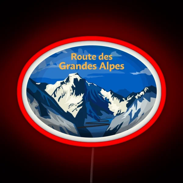 Route Des Grandes Alpes France RGB Neon Sign