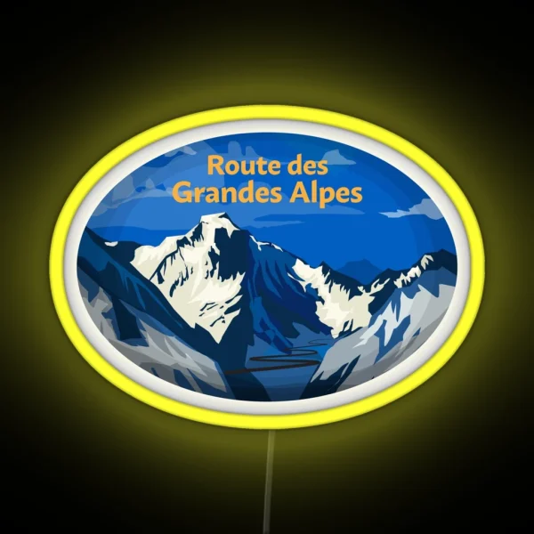Route Des Grandes Alpes France RGB Neon Sign