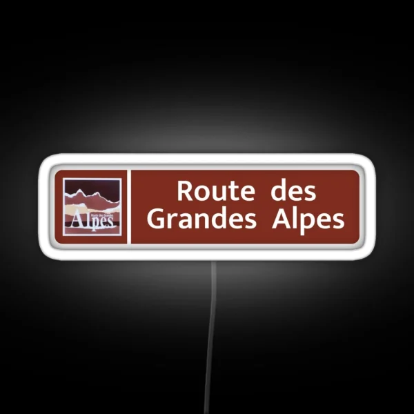 Route Des Grandes Alpes RGB Neon Sign