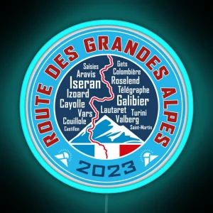 Route Des Grandes Alpes V3 2023 RGB Neon Sign