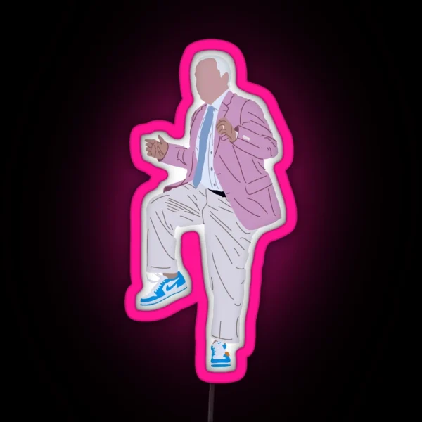 Roy Williams Dancing RGB Neon Sign