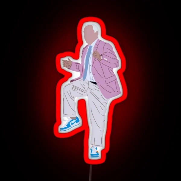 Roy Williams Dancing RGB Neon Sign