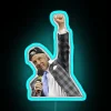 Roy Williams Fist Pump RGB Neon Sign