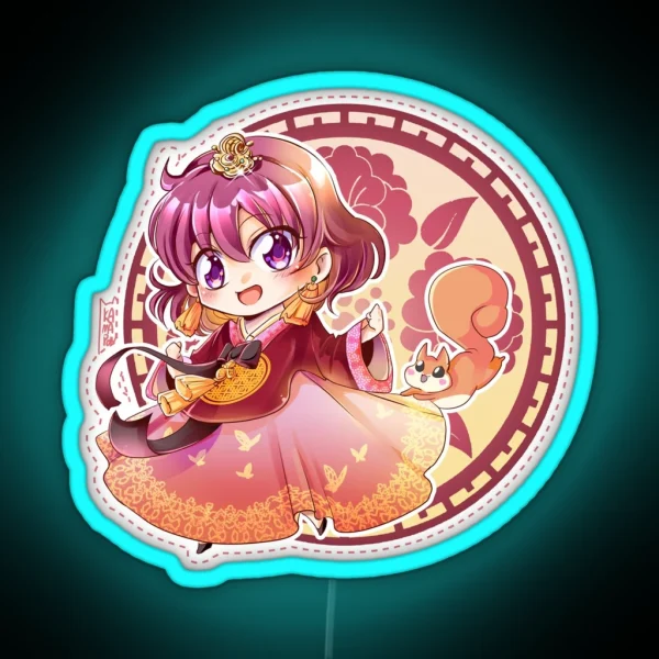 Royal Hanbok Yona RGB Neon Sign