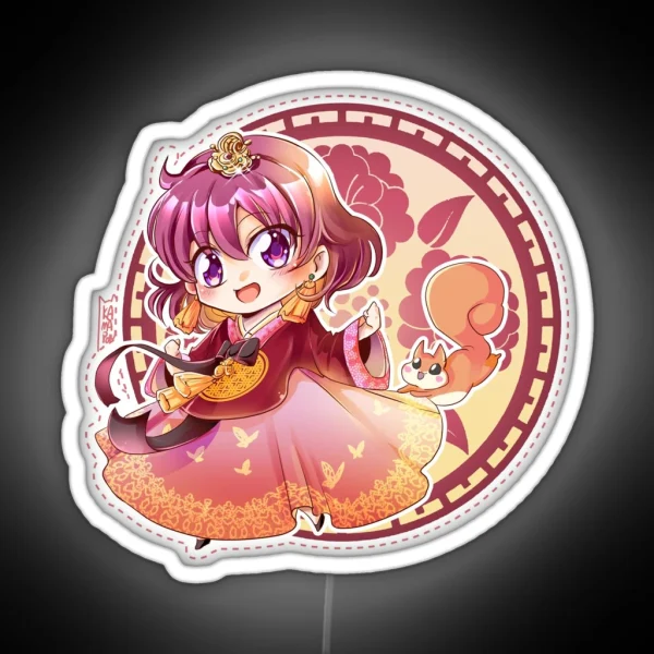 Royal Hanbok Yona RGB Neon Sign