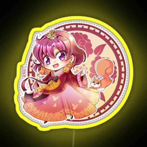 Royal Hanbok Yona RGB Neon Sign