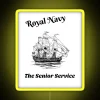 royal navy senior service neon sign rgb vibrant design