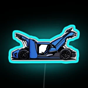 RS Hypercar RGB Neon Sign