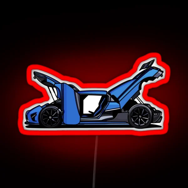 RS Hypercar RGB Neon Sign