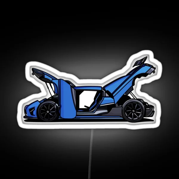 RS Hypercar RGB Neon Sign